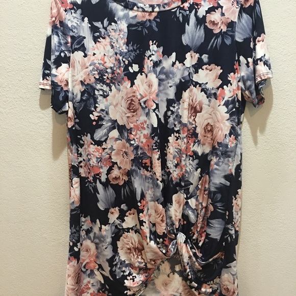 Bellamie Tops - Bellamie Renata Floral twist top
